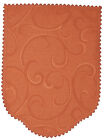 Large (wide) Jumbo Chair Arm Covers or Chair Backs, Terracotta Scroll (54492/4)