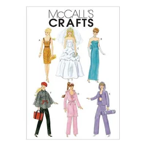 McCall's Doll Clothes Sewing Pattern M6258 - Picture 1 of 8