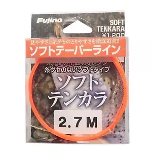 Fujino Soft Tenkara Línea Cónica Naranja Nylon 2,7 m Hecho en Japón L 8'10" - Imagen 1 de 2