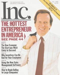 Vintage Jan 1988 Inc. Magazine John McCormack Entrepreneur Growing Companies - Picture 1 of 7