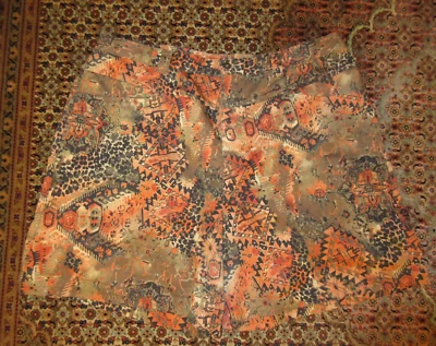 Shorts de caminhada Chicos laranja preto bronzeado design com bolsos tamanho 3 - tamanho 16 - Imagem 1 de 4