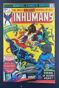 Inhumans (1975) #1 Sehr guter Erhaltungszustand/NM (9.0) Blastaar Auftritt George Perez Art sw - Bild 1 von 2