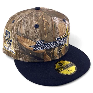 New Era 休斯顿太空人队 美国职棒大联盟真树迷彩 35 年补丁 59FIFTY 合身帽子 - 第 1 张/共 7 张