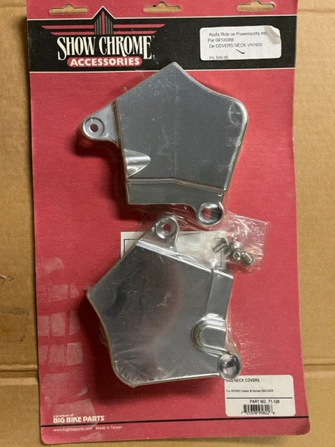 SHOW CHROME ABS NECK COVERS VN1600 CLASSIC AND NOMAD 2003-08 — 第 1/1 张图片