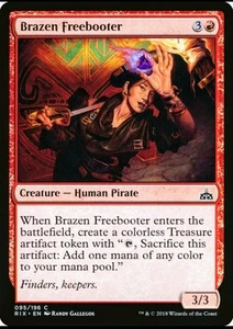 X 1 Brazen Freebooter NM Rivals of Ixalan 095 MTG Magic The Gathering - Picture 1 of 1