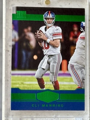 2016 Panini Plates & Patches - Eli Manning #68 Green /25 - Image 1 of 2