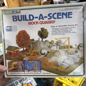 Life-Like HO Scale Build-A-Scene Rock Quarry Kit #1371 Neu Versiegelt - Bild 1 von 4