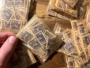 BATUM Briefmarke 1920 Britische Besetzung Aufdruck Imperf 3, 200 Marken Lot2 - Bild 1 von 5