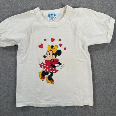 Camiseta Minnie Mouse Vintage Disney Character Fashions Infantil Média Anos 80 - Imagem 1 de 4