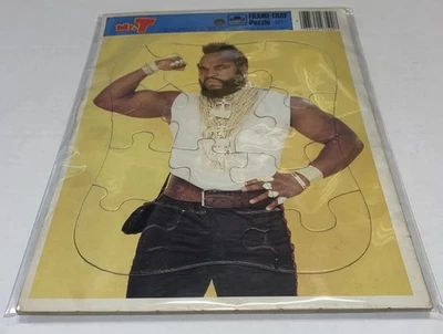 Vintage 1980s Mr. T Tray Puzzle Toy Golden #4633A Prop Rocky Boxer Villian - Image 1 of 4