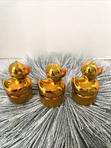 LAVA Enterprises (3) Velas de Patito Dorado (2,5 x 2) NUEVAS - Imagen 1 de 2