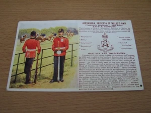 Militär Vintage Postkarte Alexandra Prinzessin von Wales eigene Soldaten Gale & Polden - Bild 1 von 2
