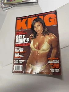 KING MAGAZINE SUMMER 2002 CLAUDETTE ORTIZ MAIA CAMPBELL DR. DRE'S DOPE DUO - Picture 1 of 14