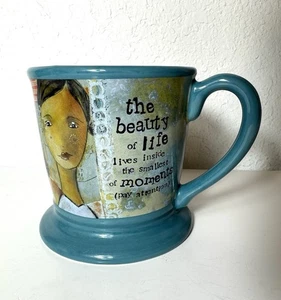 Kelly Rae Roberts The Beauty Of Life 2012 Coffee Mug Demdaco - Picture 1 of 9