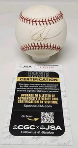 Barry Larkin Signed Rawlings Official Major League Baseball JSA REDS - Picture 1 of 3