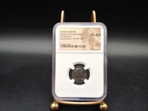 NGC Roman Empire House Of Constantine AE Nummus Constantine I, AD 307-337 - AU - Picture 1 of 6