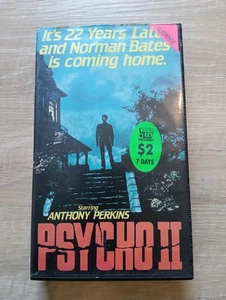 Video Cassette Psycho II 2 VHS CIC Ex Alquiler Australia Raro Terror - Imagen 1 de 4