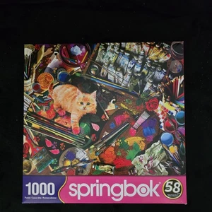 Springbok “Unexpected Mews” 1000 Piece Jigsaw Puzzle -Complete - Picture 1 of 6