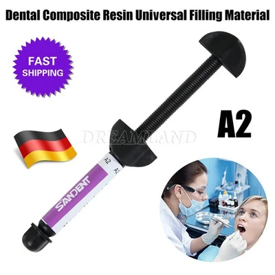 Cemento Dental Permanente Nano Hybrid Dual de Resina 4 g Color A2. Resin Cement
