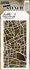Paquete de 3 plantillas en capas Tim Holtz 4,125"X8,5"-Metropolis THS-156 - Imagen 1 de 1