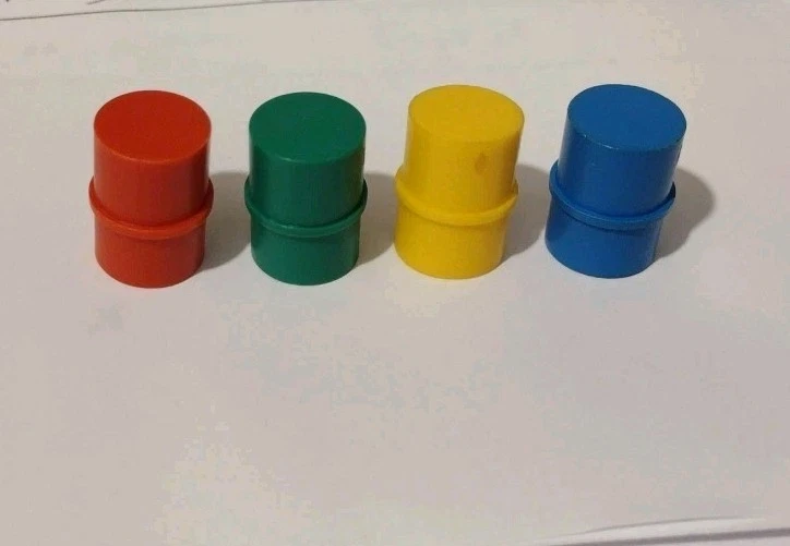 Vintage MB/Hasbro Frustration Pop-O-Matic SPARE PARTS - 4 PLAYING PIECES - Ref2 - Image 1 of 1