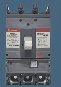 GE SGLA36AI0400 SPECTRA RMS CIRCUIT BREAKER, 400 AMP, 3 POLE, 400 AMPS RELAY 250 - Picture 1 of 17