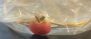 Vintage Apple Bangle Bracelet New Jewelry Of Distinction From Nationwide Rare - Picture 1 of 2