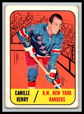 1967-68  TOPPS  # 26  CAMILLE HENRY    24063 - Image 1 of 2