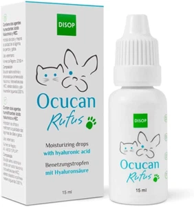 Moisturizing Eye Drops for Dogs and Cats with Hyaluronic Acid. Lubricating Relie - Picture 1 of 12