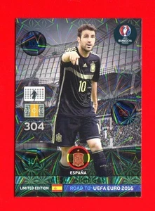 ROAD TO EURO FRANCE 2016 - Adrenalyn Panini Card Limited - FABREGAS - ESPANA - Picture 1 of 1