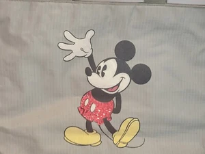 Minnie Mouse Disney Park Authentic Tote 16"X11"X4" Sage Green Canvas Sequins - Picture 1 of 5