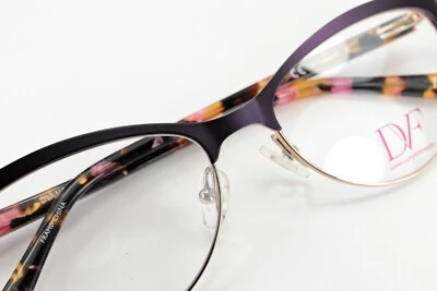 DIANE VON FURSTENBERG DVF8042 513 púrpura 52-16-130 marcos bisagras flexibles I68 Foto 1 de 4