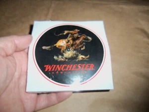Winchester Ammunition Firearms Logo Decal 4 1/4" Diameter Surface Mount Sticker - Picture 1 of 2