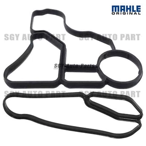 MAHLE Oil Filter Housing Gasket&Cooler Seal 11428637820 +11428637821 For BMW - Picture 1 of 4