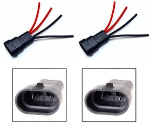 Draht Zopf 2L Stecker 9005 HB3 Zwei Gurt Kopf Licht Hoch Beam Adapter Anschluss - Bild 1 von 5