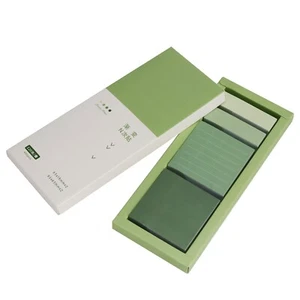 Green Sticky Notes Set, 240 Sheets Lined Pastel Sticky Note Pads, Portable Ma... - Picture 1 of 7