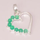 Green Onyx Handmade Gemstone Jewelry 925 Sterling Silver Plated Boho Pendant