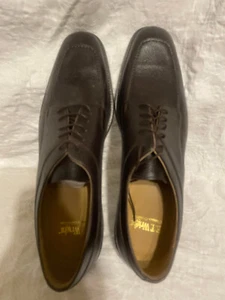 E.T. Wright Classic Mens dark Brown Leather Oxfords Split Toe shoes Size 15AA - Picture 1 of 8