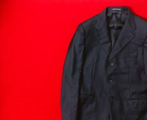 CORNELIANI Sartoria Men 100% Extrafine Virgin Wool Charcoal Size 50 / L Jacket - Picture 1 of 13