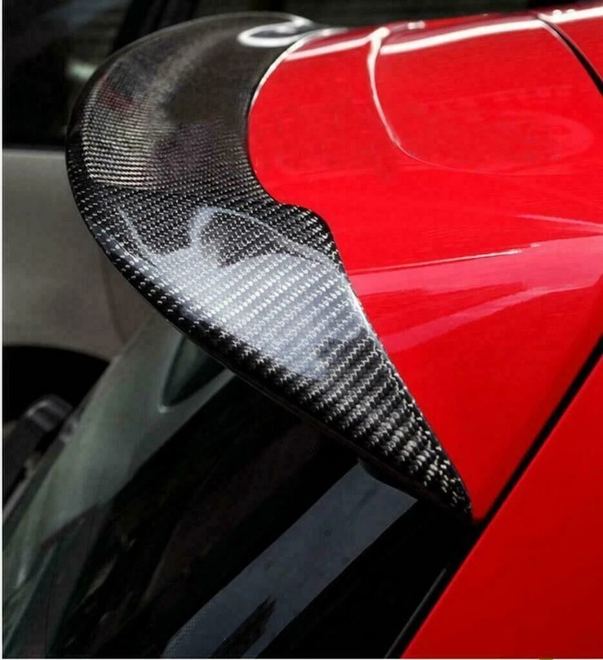 For Volkswagen Golf 6 MK6 GTI 2010-2013 Carbon Fiber Look Rear Roof Spoiler Wing - Image 1 of 4