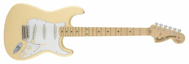 Fender Yngwie Malmsteen Stratocaster 6 String Maple Fingerboard Electric Guitar - Vintage White