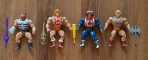 MOTU He-Man figures lot vintage masters of the universe weapons set Fisto - Picture 1 of 6