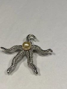 KJL rhodium pin- enhancer starfish - Picture 1 of 3