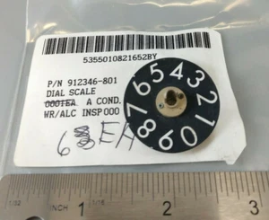RAYTHEON 912346-801 SCALE DIAL RADIO AVIATION 912346801 - Picture 1 of 6