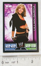 2008 Lillian Garcia, Topps Slam Attax Diva card