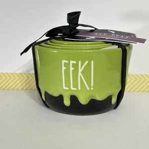 Rae Dunn Halloween EEK BOO SHRIEK AHH Messbecher Neu mit Etikett - Bild 1 von 5