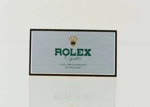 Rolex "Oyster" Aufstellschild 8,5x4,5cm - Picture 1 of 2
