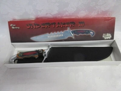 Frost Cutlery Undertaker III 16" Stainless Steel, Frostwood Handle, w Sheath MIB - Image 1 of 4
