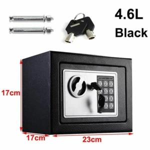 New Safe Safebox With Key Electronic Secure Storage Box With Keypad And Key Lock - Picture 1 of 16