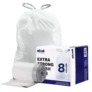 Plasticplace 8 Gallon Trash Bags Lavender and Soft Vanilla Scented , 200 Count - Picture 1 of 5